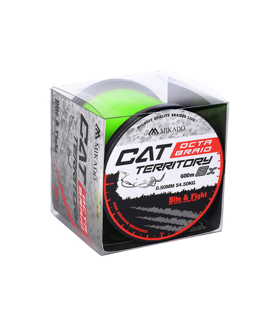 Plecionka Cat Territory Octa Braid 0.50mm 54.5kg 600m Fluo