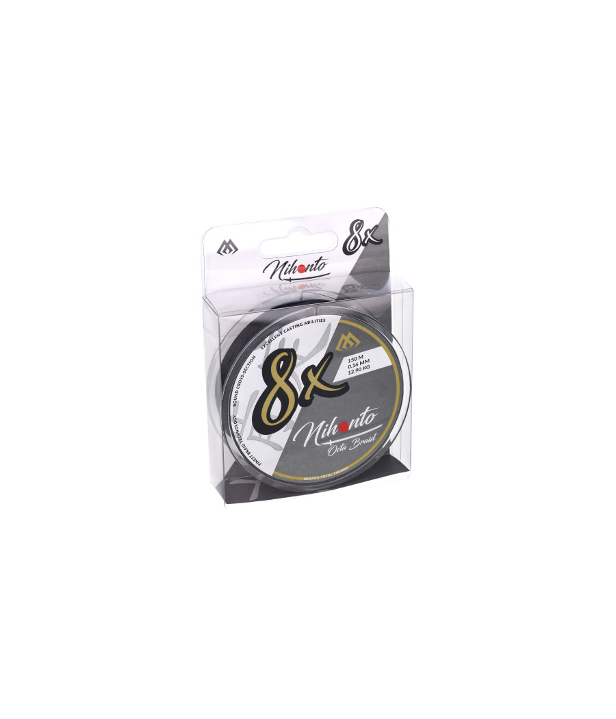 Plecionka Spinning Nihonto Octa Braid 0.12mm 8.9kg 150m Czarna