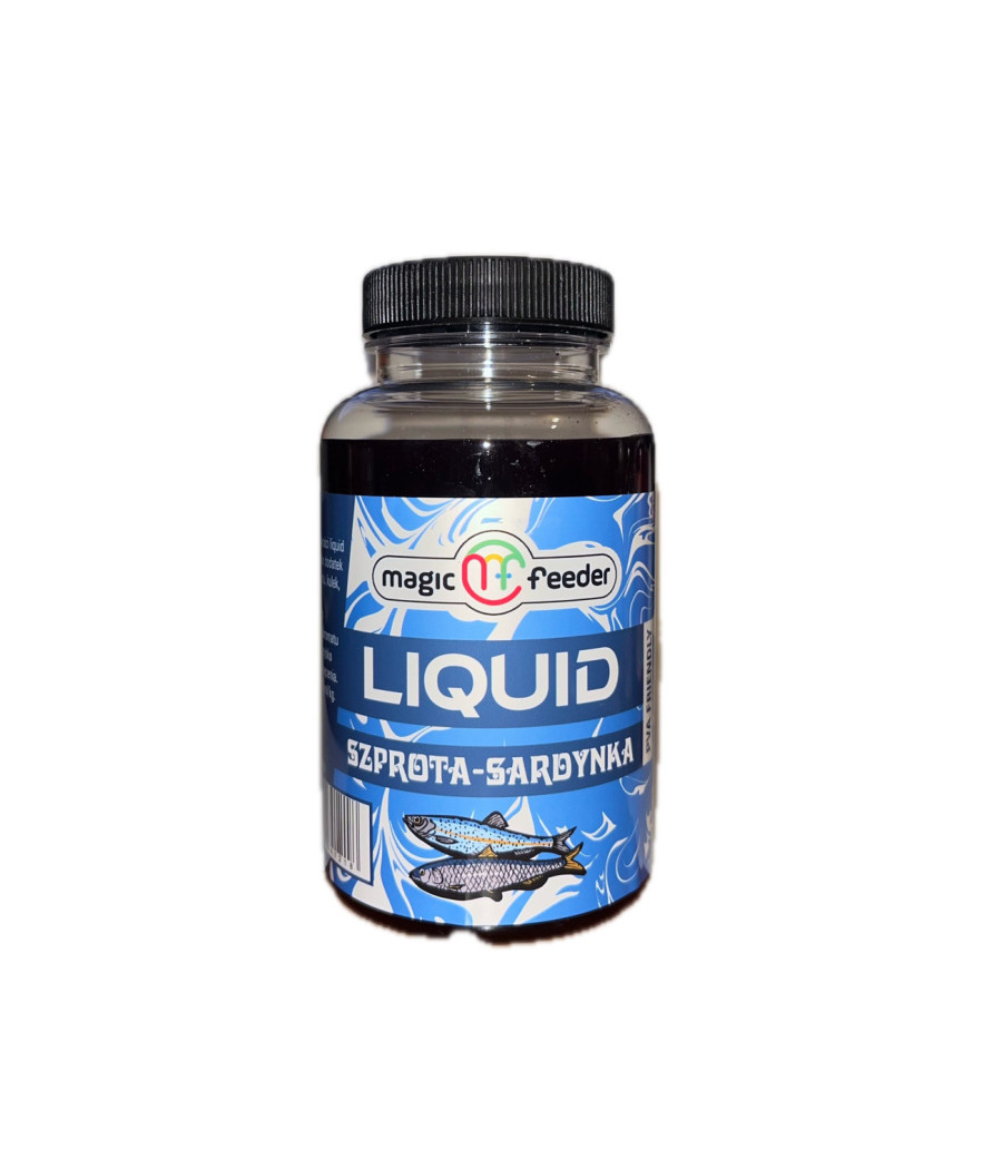 Liquid Booster - Szprota Sardynka zalewajka 250ml zalewa PVA FRIENDLY Magic Feeder Liquid Booster - Szprota Sardynka zalewajka 250ml zalewa PVA FRIENDLY Magic Feeder