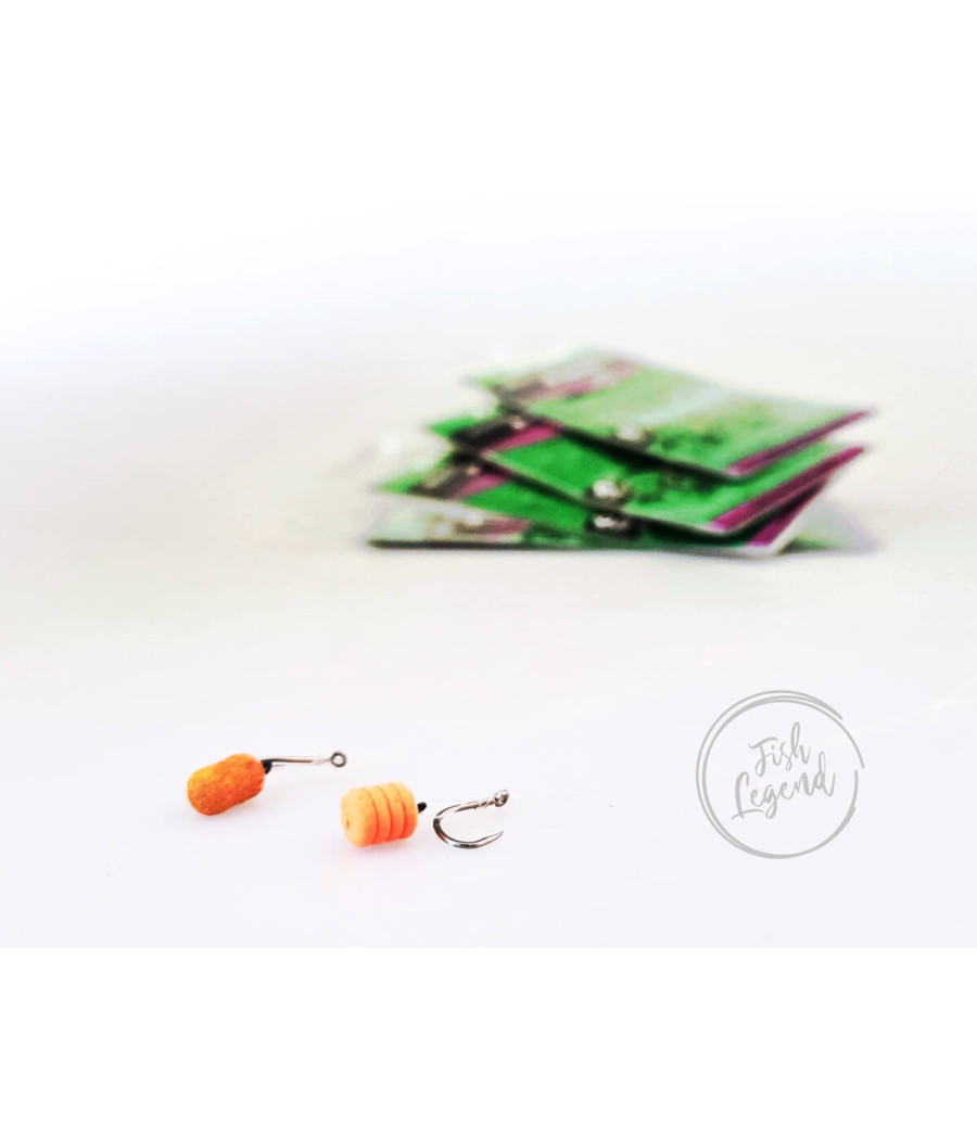 Gotowe Przypony Zadziorowe Fluorocarbon Igiełka roz 6 Zfish 5 szt