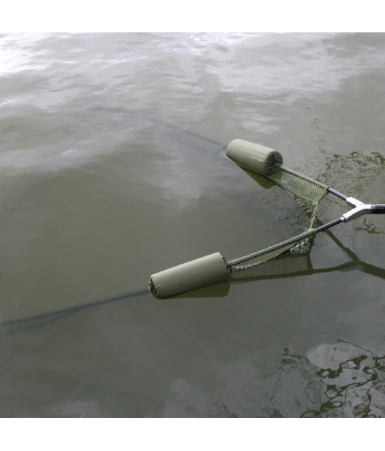 Podbierak z Podwójnymi Pływakami i Metalową Głowicą NGT Specimen 50"