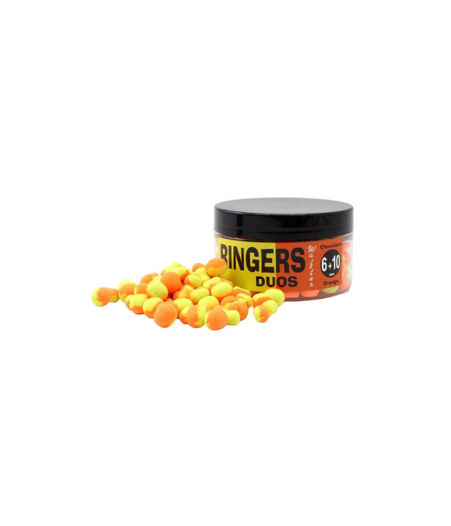 Kulki Proteinowe Ringers Duos Wafters Chocolate Orange 6+10mm Kulki Proteinowe Ringers Duos Wafters Chocolate Orange 6+10mm