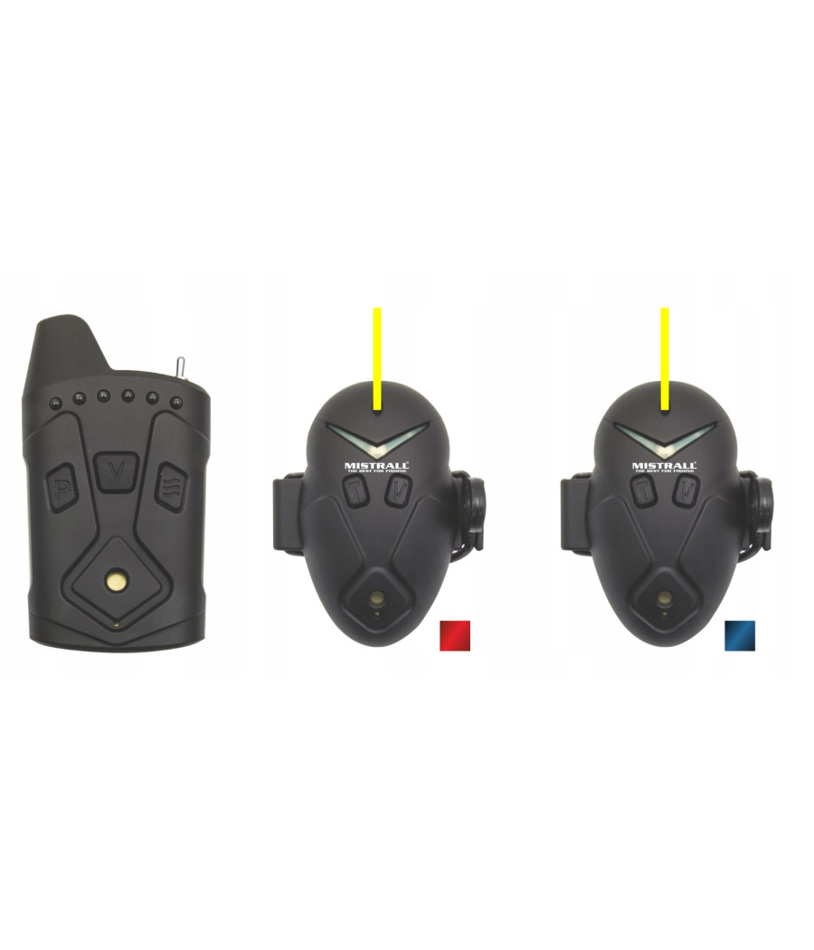 Zestaw Sygnalizatorów Mistrall Catfish Vibro 2+1