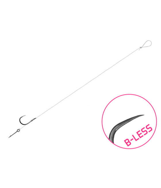 Gotowe Przypony Bezzadziorowe Fluorocarbon Igiełka 12cm roz 10 Delphin 6 szt