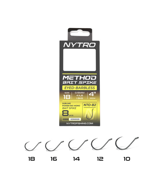 Przypony Gotowe Igiełka Bezzadziorowe Nytro 10 NTO-B2 8szt
