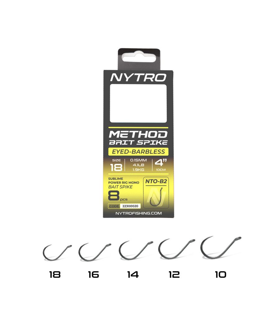 Przypony Gotowe Igiełka Bezzadziorowe Nytro 16 NTO-B2 8szt