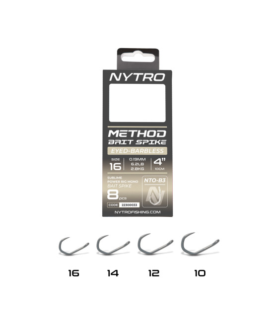 Przypony Gotowe Igiełka Bezzadziorowe Nytro 12 NTO-B2 8szt