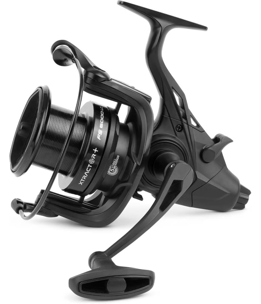 Kołowrotek Karpiowy Czarny Matowy Sonik Xtractor+ Fs 6000 Lc