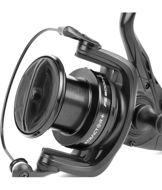 Kołowrotek Karpiowy Czarny Matowy Sonik Xtractor+ Fs 6000 Lc