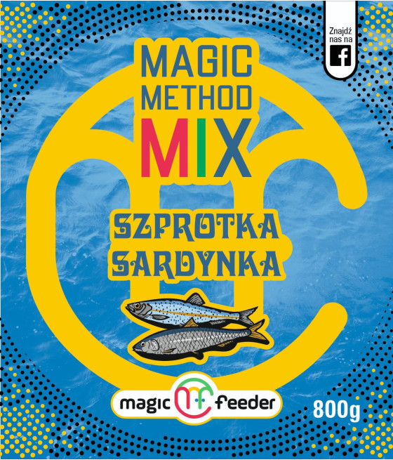 Method Mix Magic Feeder Szprota Sardynka 800g