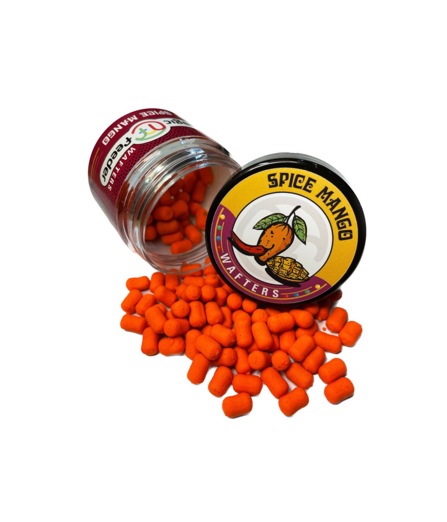 KULKI MAGIC FEEDER SPICE MANGO WAFTERS DUMBELLS 7mm KULKI MAGIC FEEDER SPICE MANGO WAFTERS DUMBELLS 7mm