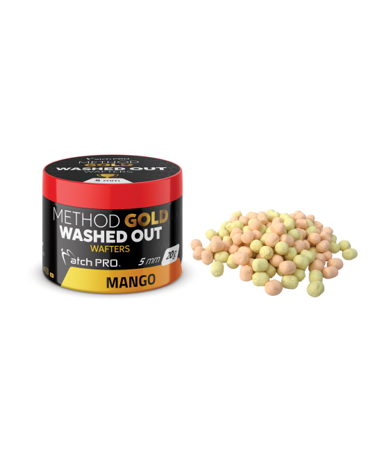 Kulki Method Gold Wafters Washed Out Mango 5mm 20g