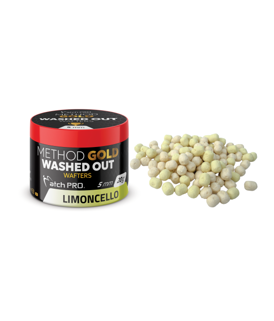 Kulki Method Gold Wafters Washed Out Limoncello 5mm 20g