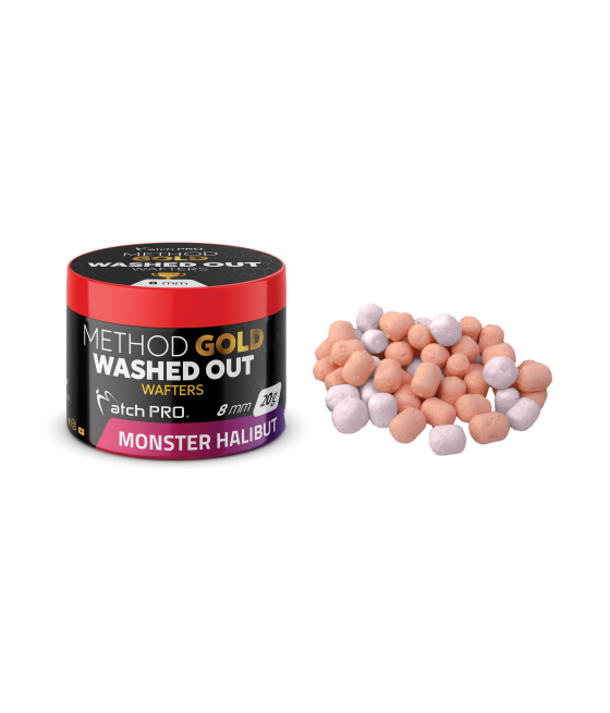 Kulki Method Gold Wafters Washed Out Monster Halibut 8mm 20g MatchPro