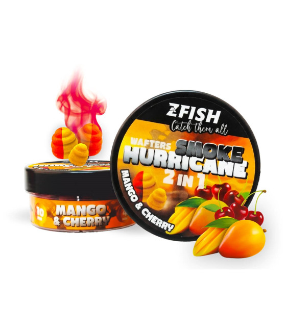 Kulki ZFISH Smoke Hurricane Wafters 2w1 Mango-Cherry 8mm