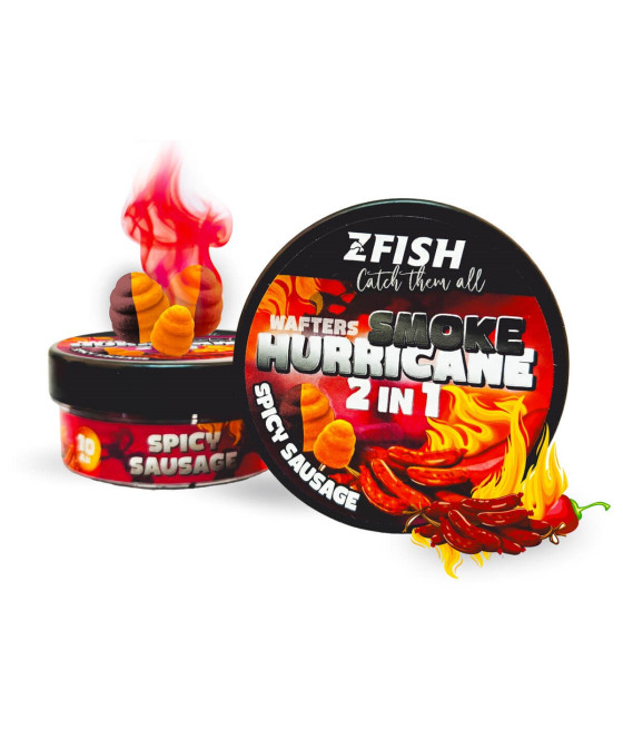 Kulki ZFISH Smoke Hurricane Wafters 2w1 Spice Sausage 8mm