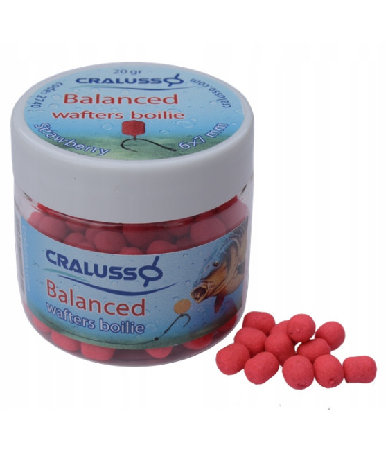 Kulki Cralusso Dumbells Balanced STRAWBERRY 6x7mm