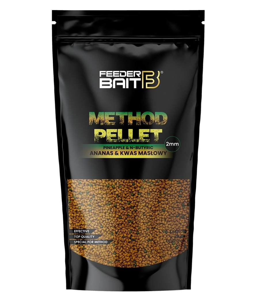 Micro Pellet 2mm 800g Ananas & Kwas masłowy - Feeder Bait