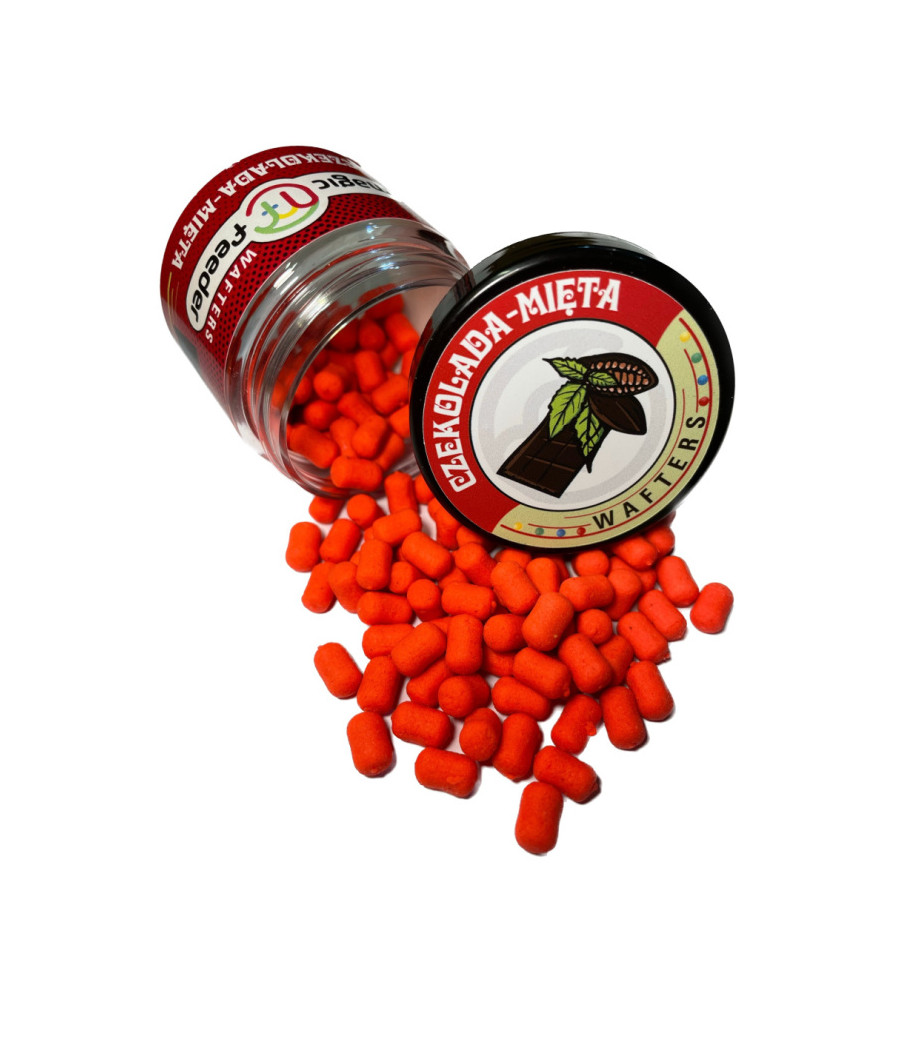 KULKI MAGIC FEEDER CZEKOLADA-MIĘTA WAFTERS DUMBELLS 7mm KULKI MAGIC FEEDER CZEKOLADA-MIĘTA WAFTERS DUMBELLS 7mm