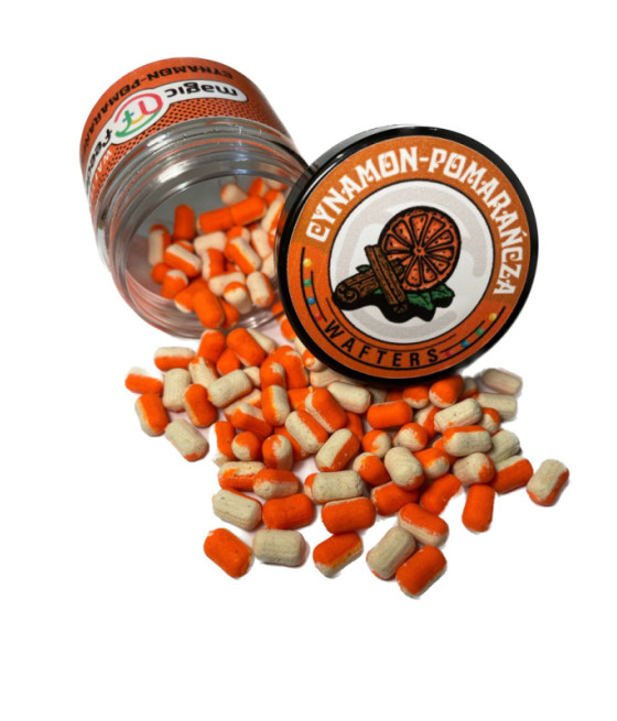 KULKI MAGIC FEEDER CYNAMON-POMARAŃCZ BIAŁO-POMARAŃCZOWEWAFTERS 7mm