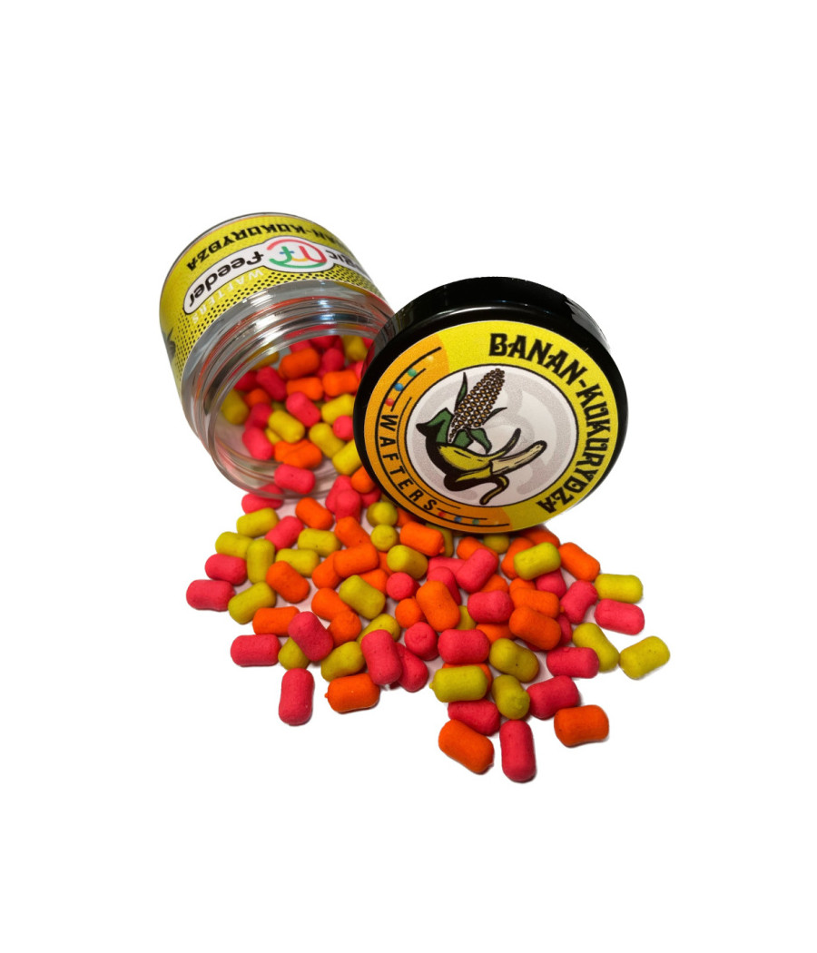 KULKI MAGIC FEEDER BANAN-KUKURYDZA WAFTERS DUMBELLS 7mm KULKI MAGIC FEEDER BANAN-KUKURYDZA WAFTERS DUMBELLS 7mm