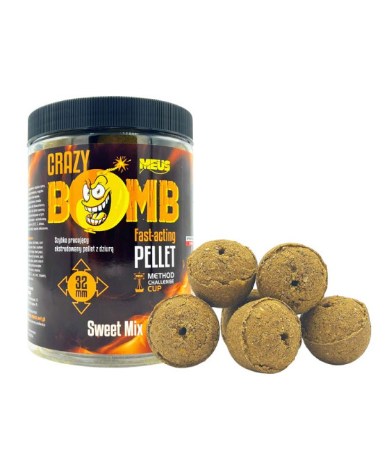 Pellet Crazy Bomb 32mm 550g SWEET MIX - MEUS