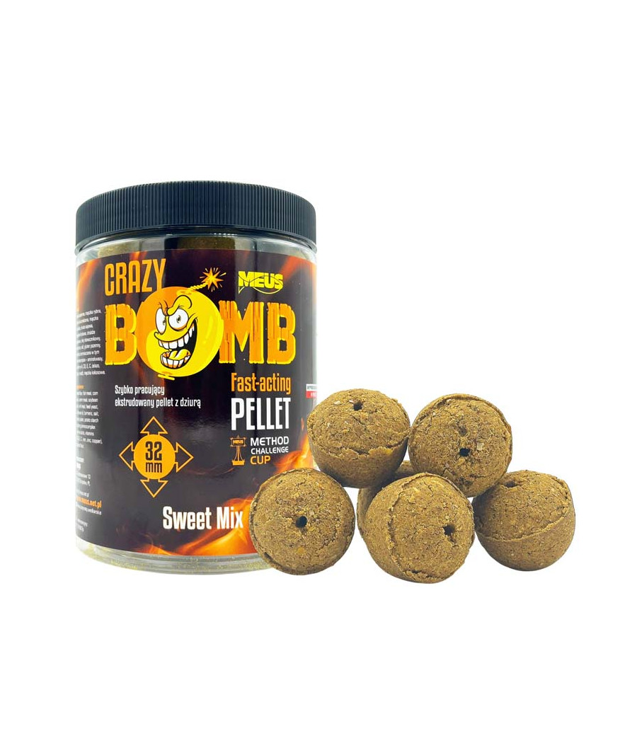 Pellet Crazy Bomb 32mm 550g SWEET MIX - MEUS