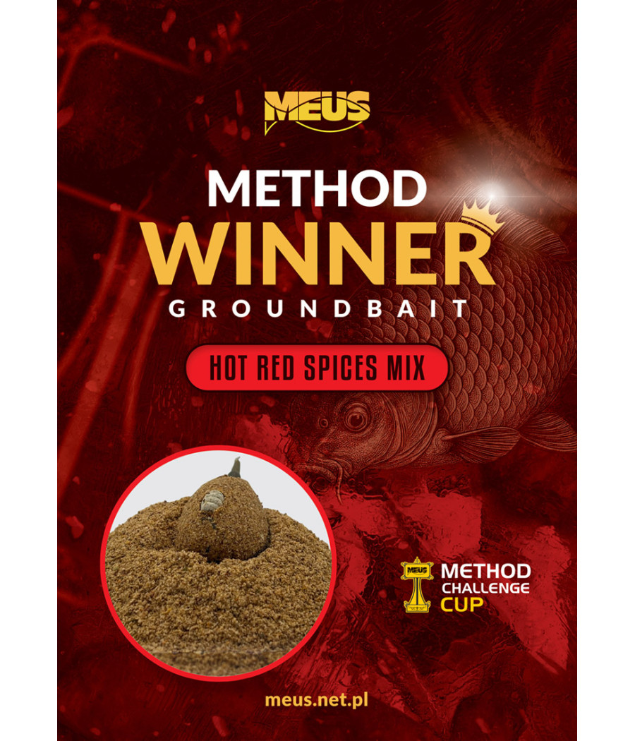 Zanęta WINNER – Hot Spice 800g MEUS