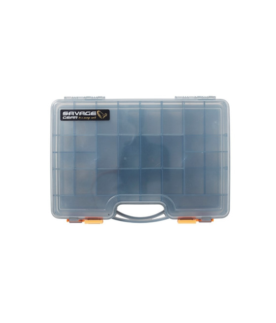 Pudełko Na Przynęty Savage Gear Lurebox 2 Sided Smoke 29,5x20,5x6,2cm