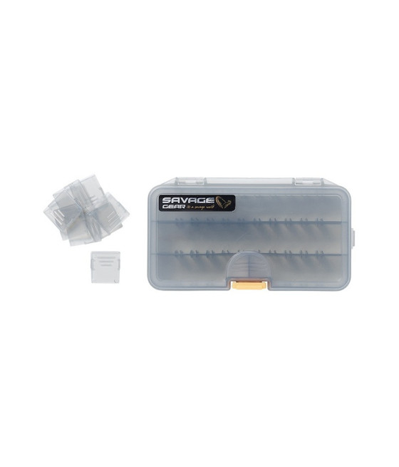 Pudełko Na Przynęty Savage Gear Lurebox Smoke 2B - 16.1x9.1x3.1cm