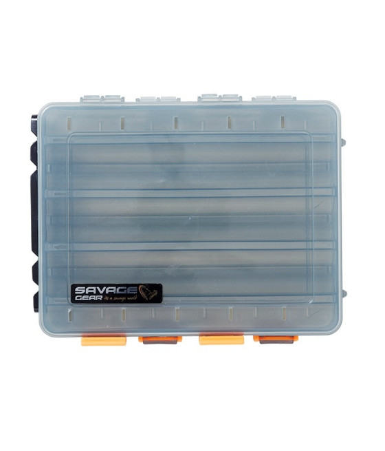 Pudełko Na Przynęty Savage Gear Lurebox 2 Sided Smoke Long 20,5 x 17 x 4,8 CM