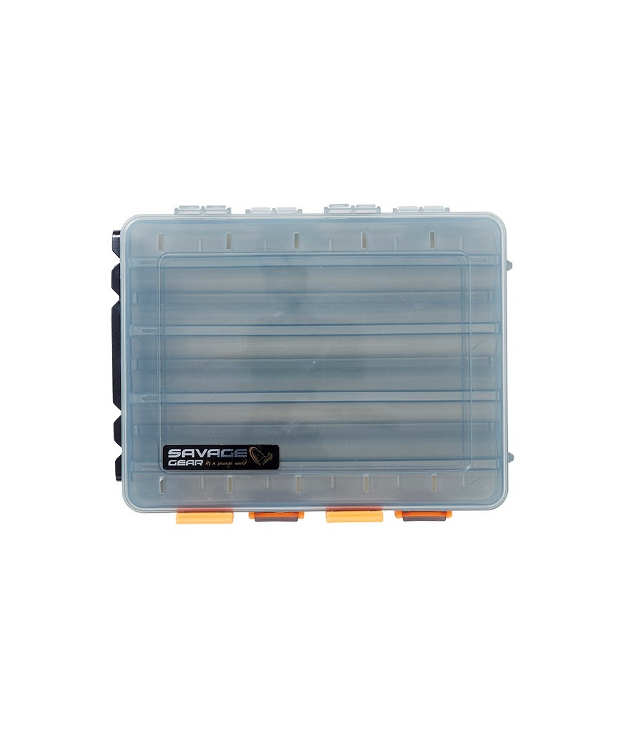 Pudełko Na Przynęty Savage Gear Lurebox 2 Sided Smoke Long 20,5 x 17 x 4,8 CM