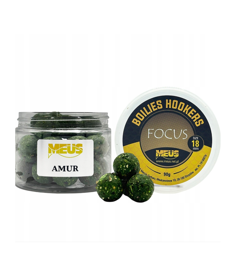 Kulki Hakowe Tonące / Boilies Hookers Focus Amur 15mm 55g