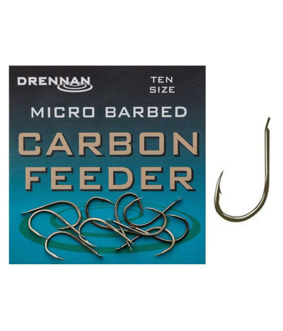 Drennan Micro Barbed Carbon Feeder roz 16 Zadziorowe
