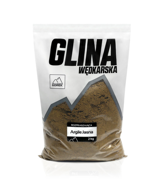 GLINA WĘDKARSKA ROZPRASZAJĄCA ARGILE JASNA 2KG GÓREK