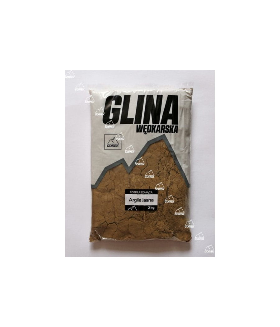 GLINA WĘDKARSKA ROZPRASZAJĄCA ARGILE JASNA 2KG GÓREK