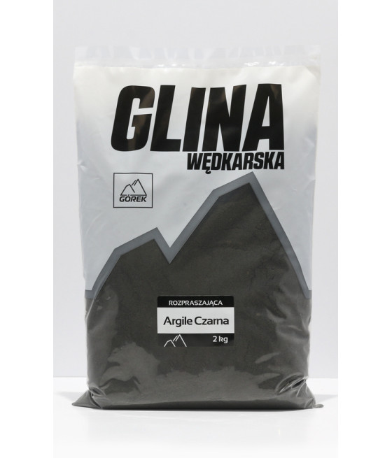 GLINA WĘDKARSKA ROZPRASZAJĄCA ARGILE CZARNA 2KG GÓREK